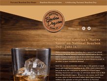 Tablet Screenshot of nationalbourbonday.com